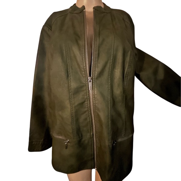 Woman’s cute leather jacket size  XL - Picture 1 of 6